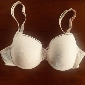 Chantelle nude lace bra with Razorback capability